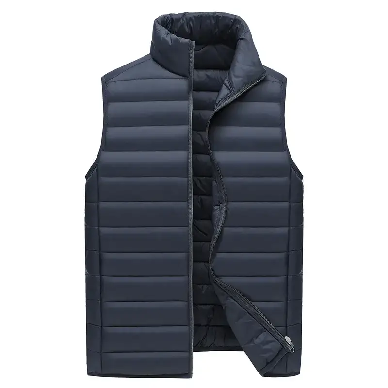 Men's Cotton Padded Vest Winter Warm Sleeveless Jacket - Image 2
