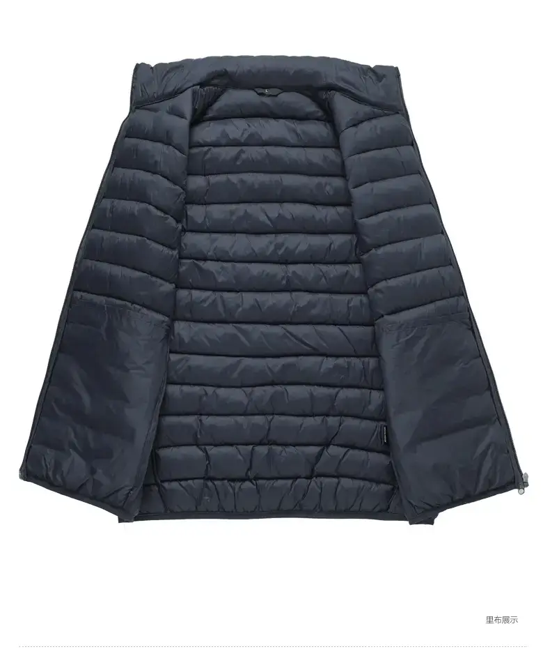 Men's Cotton Padded Vest Winter Warm Sleeveless Jacket — feature 37