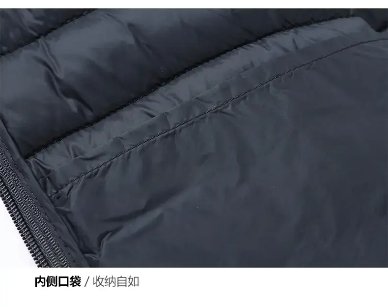 Men's Cotton Padded Vest Winter Warm Sleeveless Jacket — feature 41
