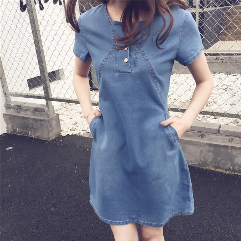 Women Blue Denim Shorts Set Large Medium Casual Summer Wear — feature 11