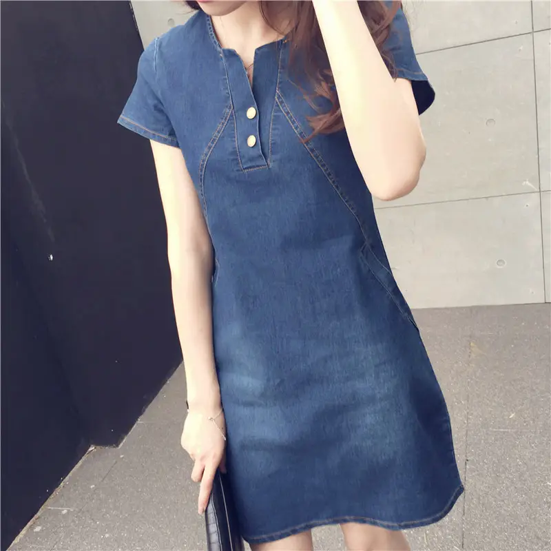 Women Blue Denim Shorts Set Large Medium Casual Summer Wear — feature 6