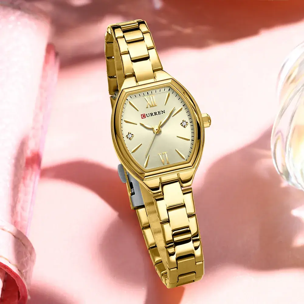 Women's Blue Dial Quartz Watch with Steel Band - Image 9