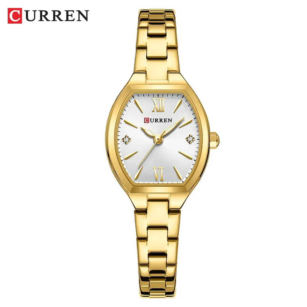 Women's Blue Dial Quartz Watch with Steel Band - Image 4
