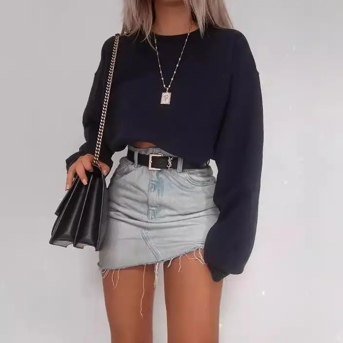2025 Round Neck Long Sleeve Sweatshirt T-Shirt - Image 7