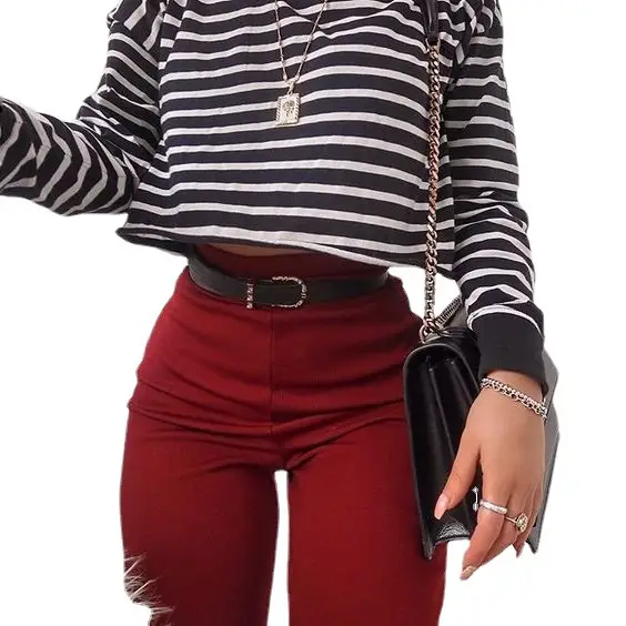 2025 Round Neck Long Sleeve Sweatshirt T-Shirt - Image 9