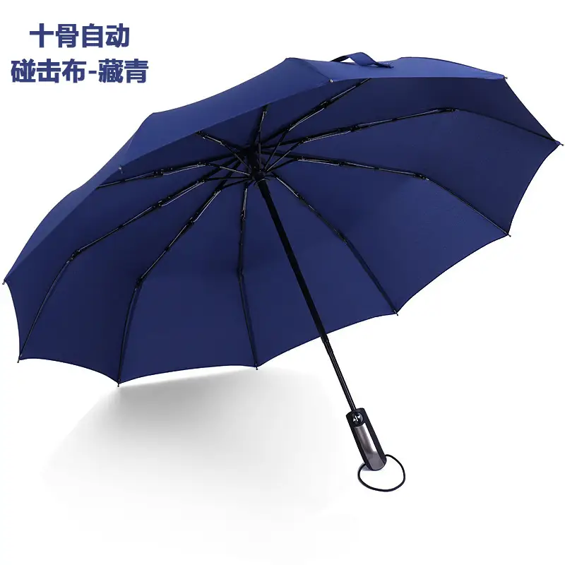 Foldable Sun Umbrella Black Coated Dual-Use Men Women - Image 2