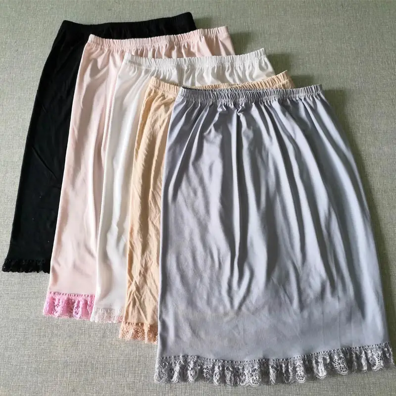 Milk Silk Base Skirt Multi-color Anti-slip Inner - Image 14