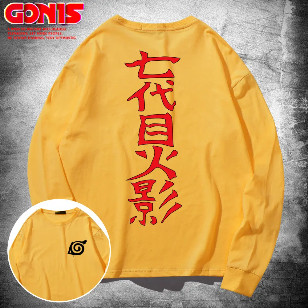 Men's Blue Hip Hop Sweatshirt Long Sleeve Cotton Loose Fit - Image 3