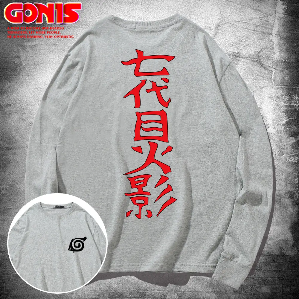 Men's Blue Hip Hop Sweatshirt Long Sleeve Cotton Loose Fit - Image 7