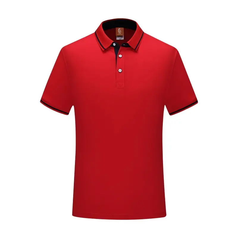Men Blue Polo Shirt with White Trim - Image 14