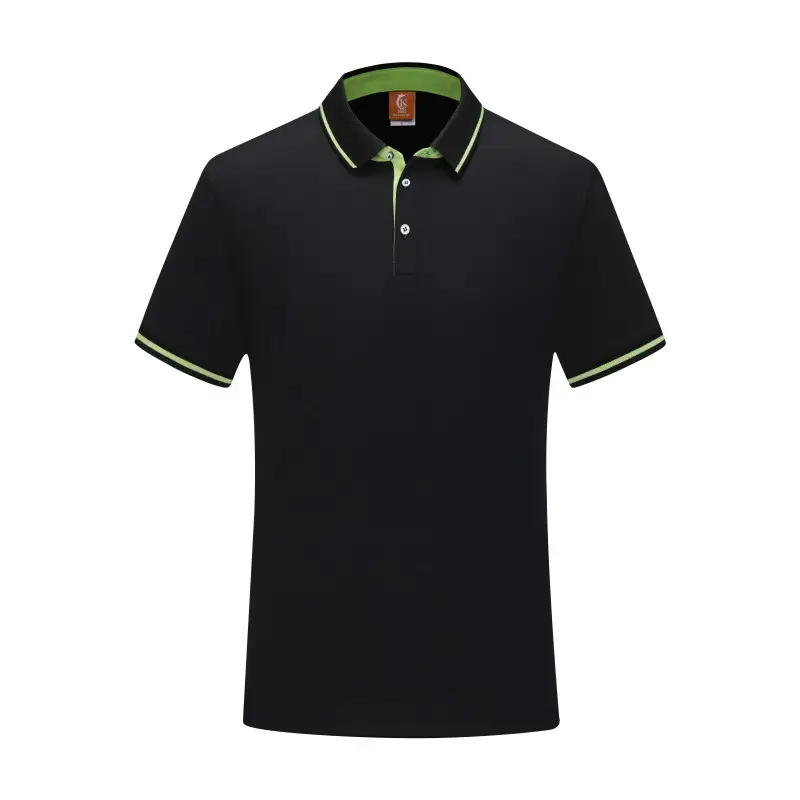 Men Blue Polo Shirt with White Trim - Image 5