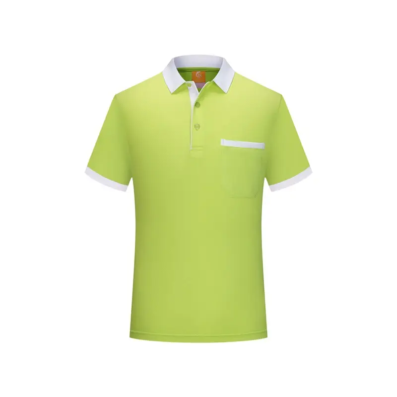 Men White Polo Shirt with Red Trim Short Sleeve - Image 5