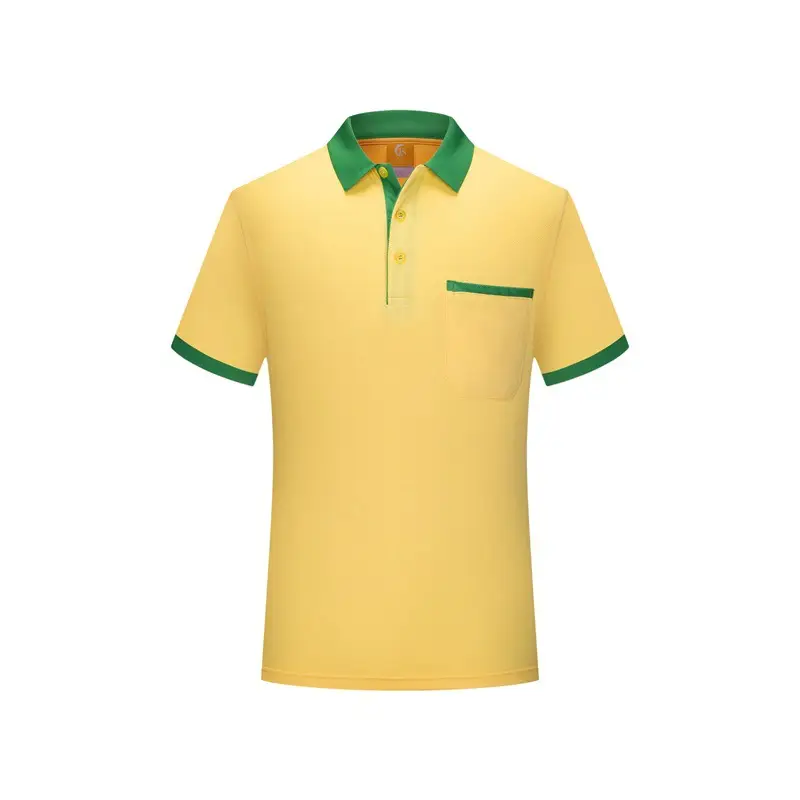 Men White Polo Shirt with Red Trim Short Sleeve - Image 8