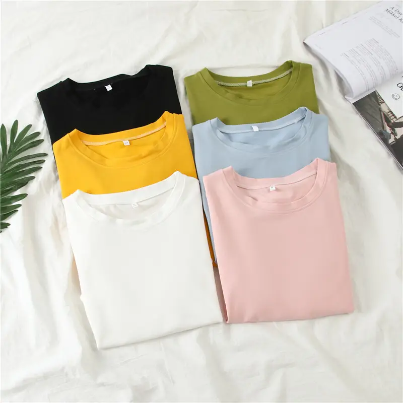 Women Long Sleeve Cropped T-Shirt Pink — feature 30