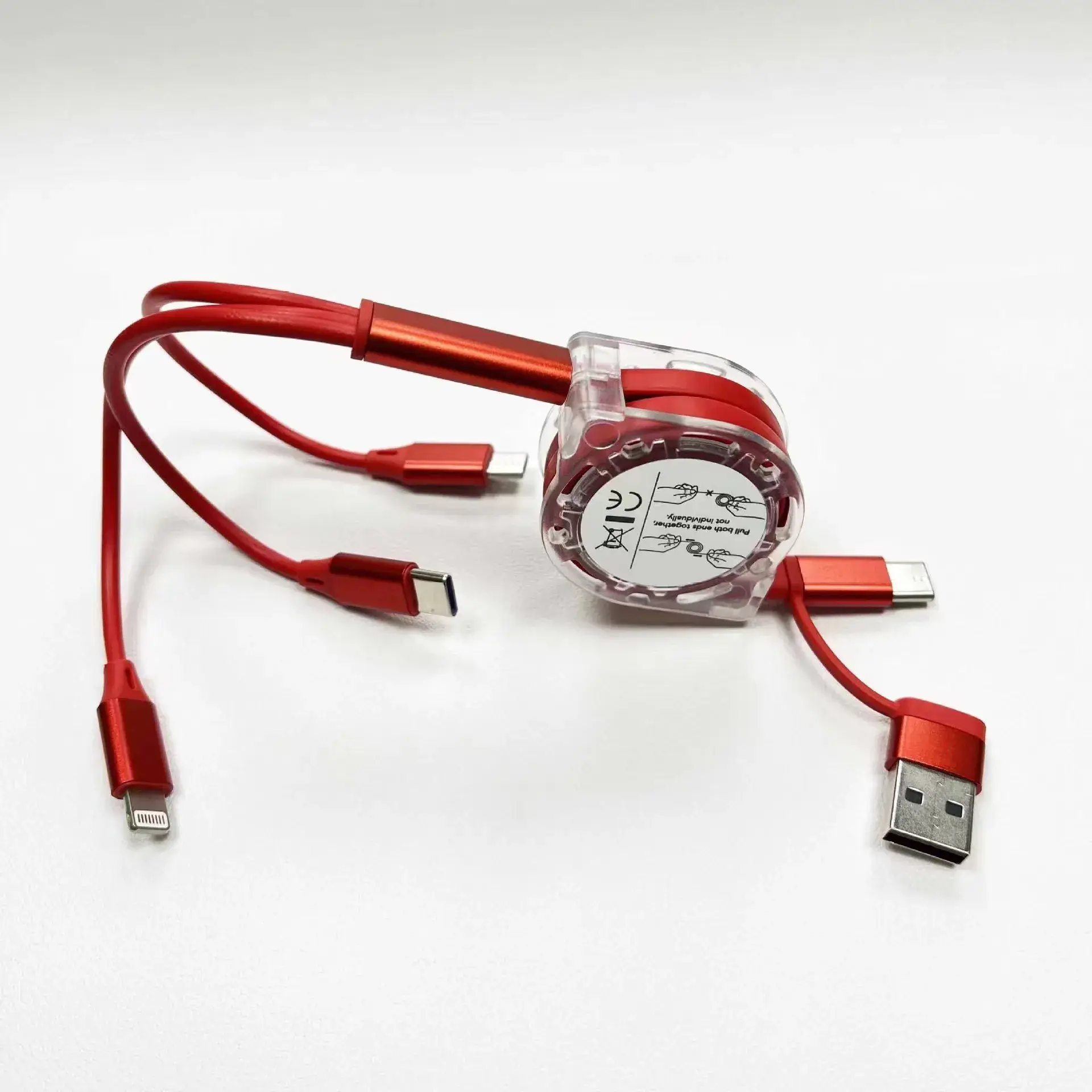 2024 Retractable Data Cable One-to-Three Use - Image 9