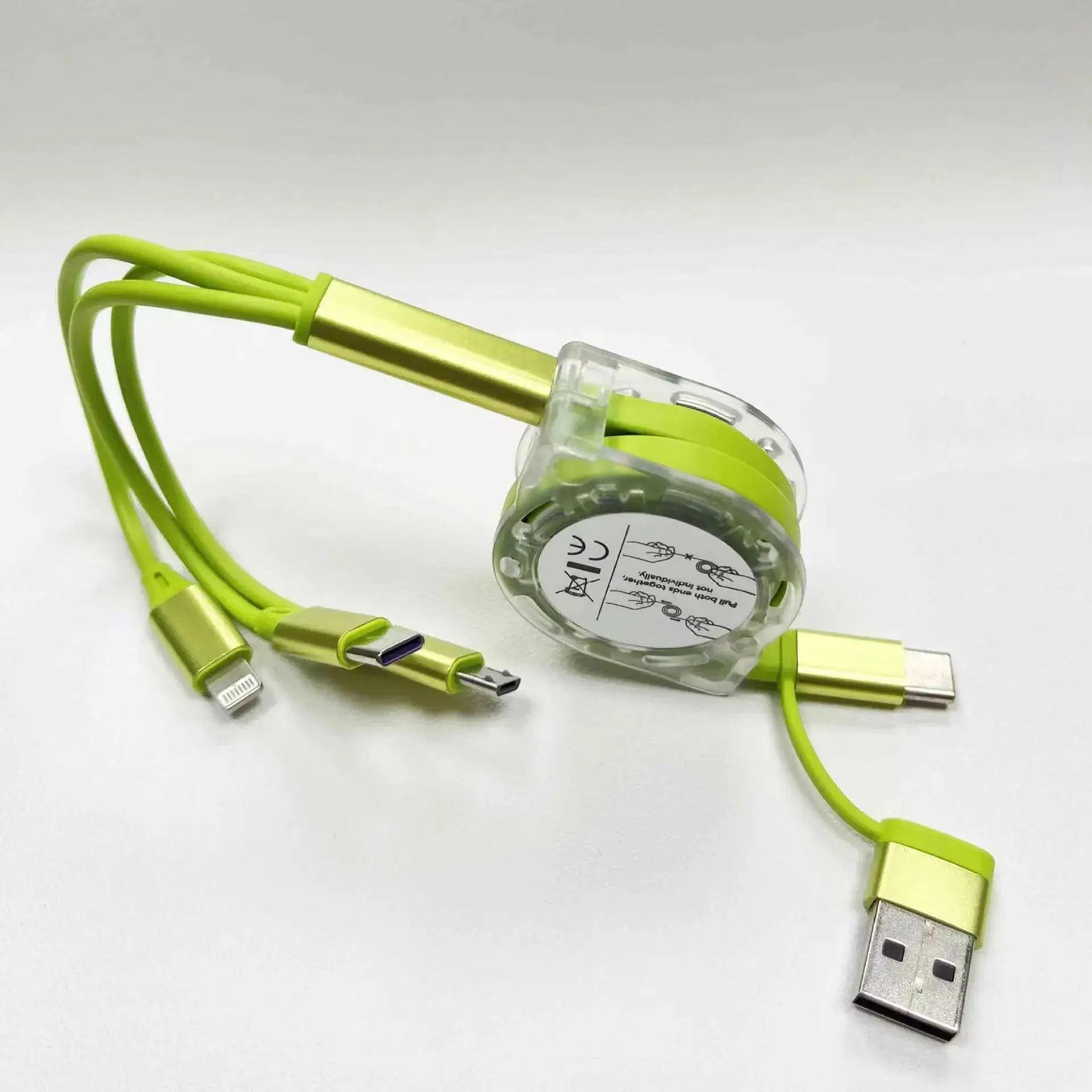2024 Retractable Data Cable One-to-Three Use - Image 11