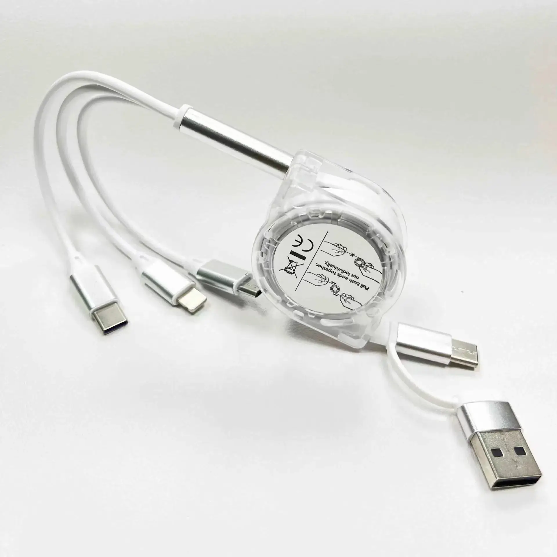 2024 Retractable Data Cable One-to-Three Use - Image 12