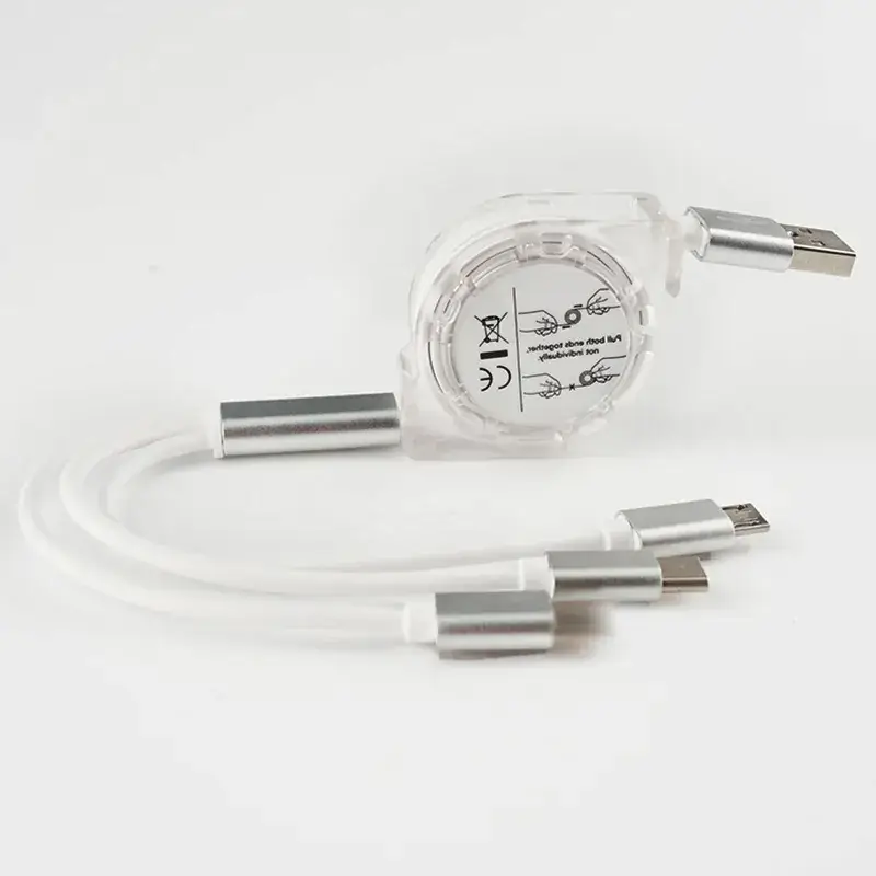 2024 Retractable Data Cable One-to-Three Use - Image 2