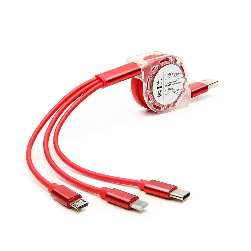 2024 Retractable Data Cable One-to-Three Use - Image 3