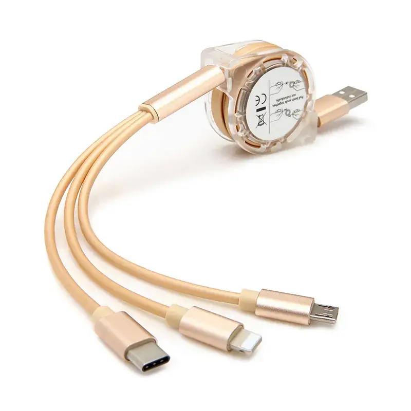 2024 Retractable Data Cable One-to-Three Use - Image 5