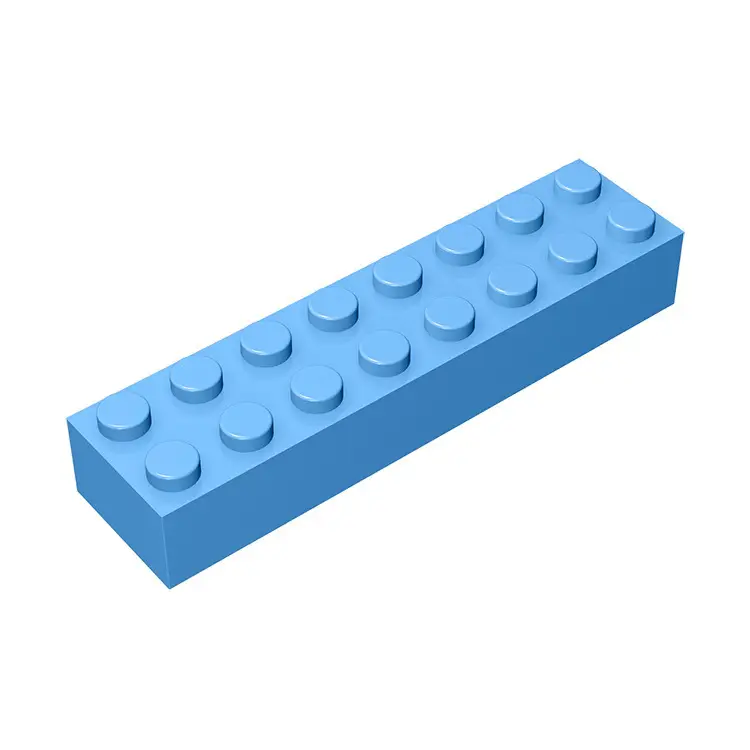Blue Lego 2X8 Building Block 3007 Compatible
