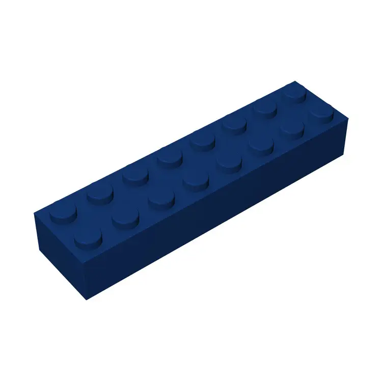 Blue Lego 2X8 Building Block 3007 Compatible