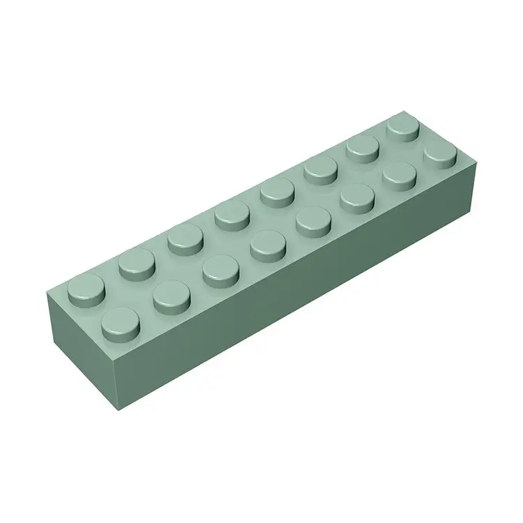 Blue Lego 2X8 Building Block 3007 Compatible