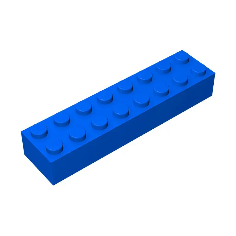 Blue Lego 2X8 Building Block 3007 Compatible