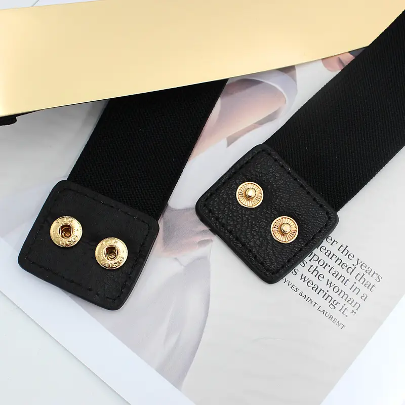 Gold Metal Belt for Women's Waist Decor