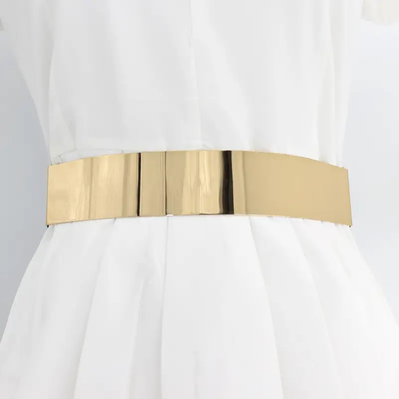 Gold Metal Belt for Women's Waist Decor