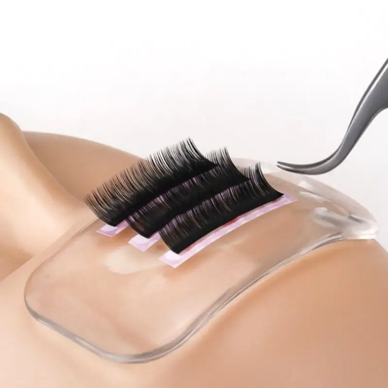 Pink Silicone Eyelash Grafting Stickers for Thickening - Image 3