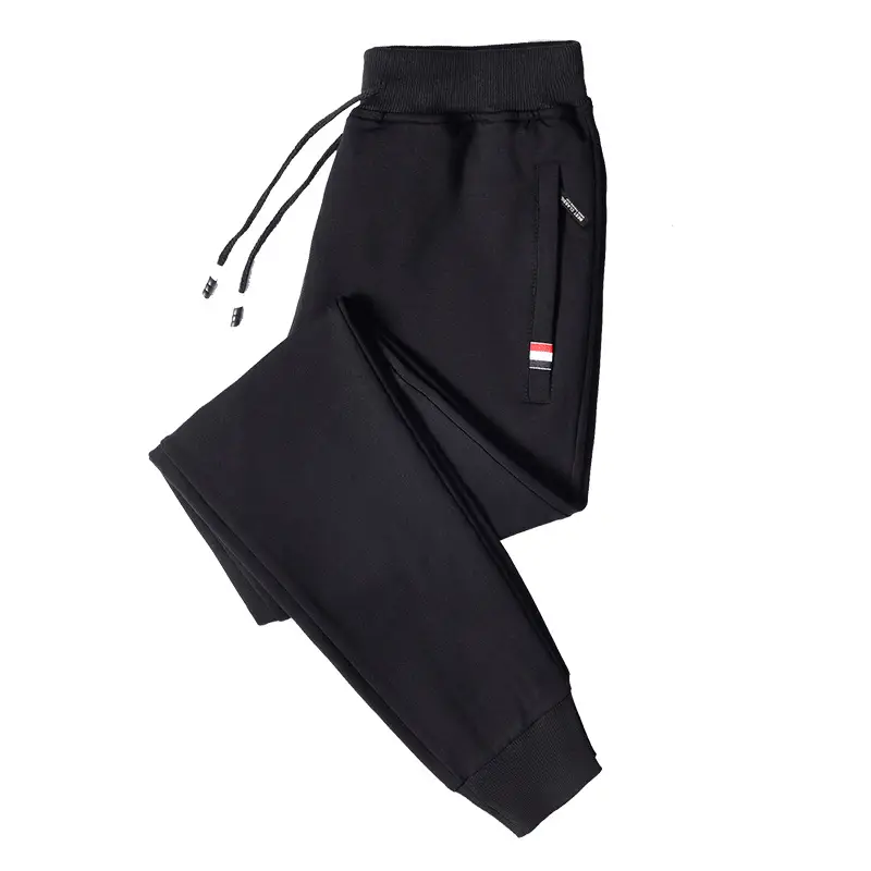 Men's Grey Knitted Casual Pants Large Size - Image 11