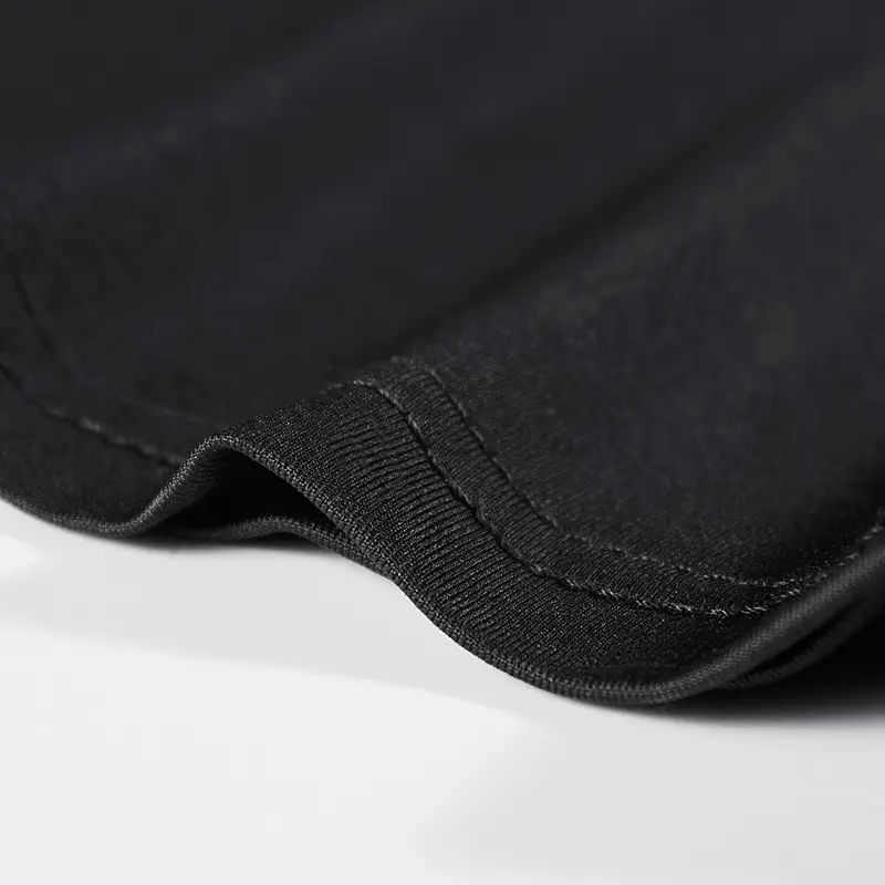 Men's Black Elastic Sports Vest Pure Color - Image 3