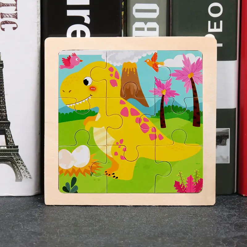 9 Piece Wooden Puzzle for Kids Educational Toy - Image 21