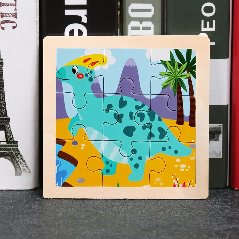 9 Piece Wooden Puzzle for Kids Educational Toy - Image 25