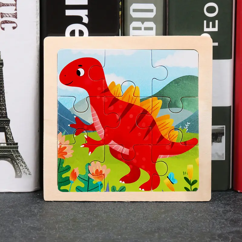 9 Piece Wooden Puzzle for Kids Educational Toy - Image 27