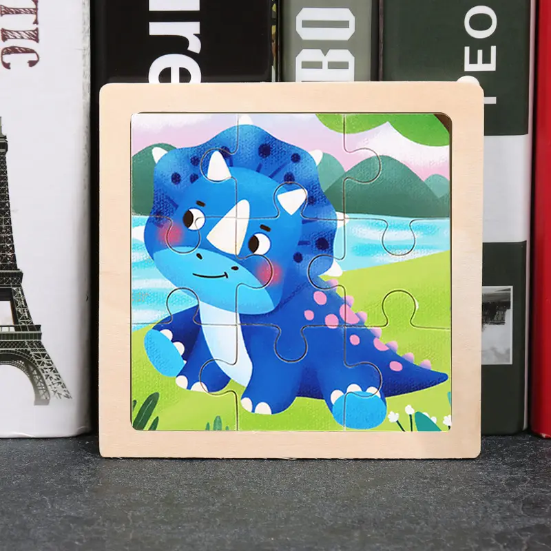 9 Piece Wooden Puzzle for Kids Educational Toy - Image 31