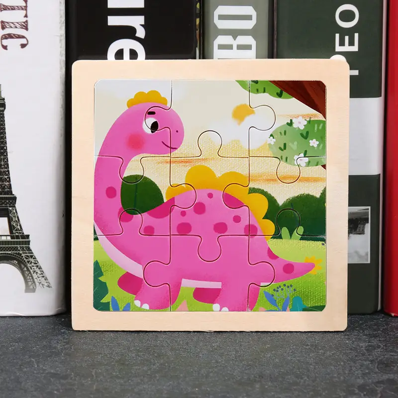 9 Piece Wooden Puzzle for Kids Educational Toy - Image 34