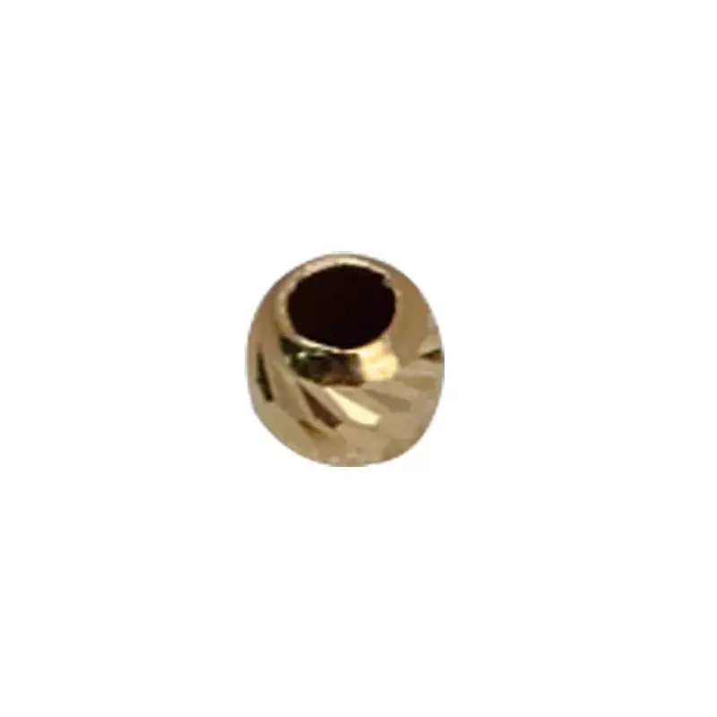 18K Golden Car Flower Bead Accessories