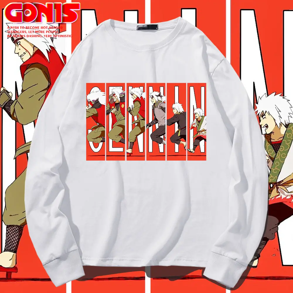 Men Long Sleeve T-Shirt Cartoon Graphic Navy Blue - Image 11