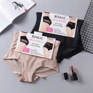Xinjia Black Ice Silk Abdominal Pants High Waist — feature 2
