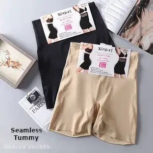 Xinjia Black Ice Silk Abdominal Pants High Waist — feature 5