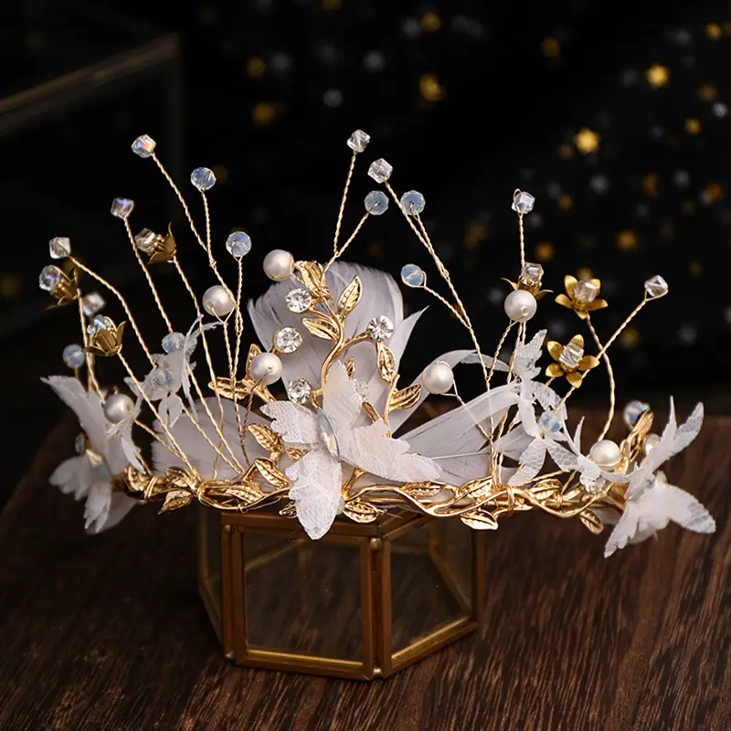Tuan Ming Xinniang Crown European Wedding Headband - Image 4
