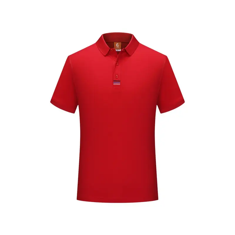 Men Yellow Polo T-Shirt Short Sleeve Work Wear - Image 3