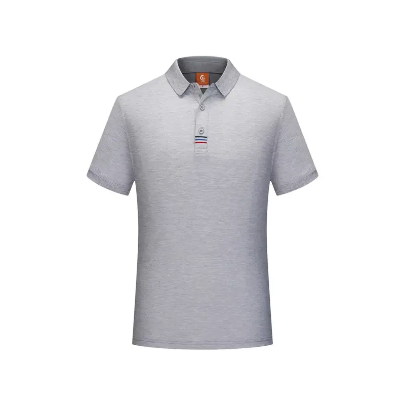 Men Yellow Polo T-Shirt Short Sleeve Work Wear - Image 4