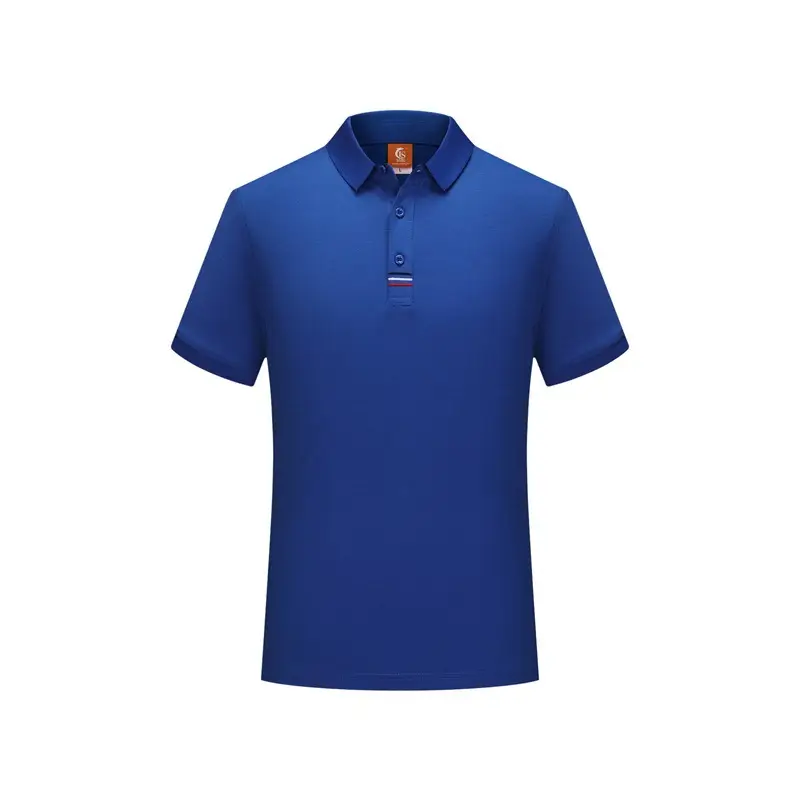 Men Yellow Polo T-Shirt Short Sleeve Work Wear - Image 6