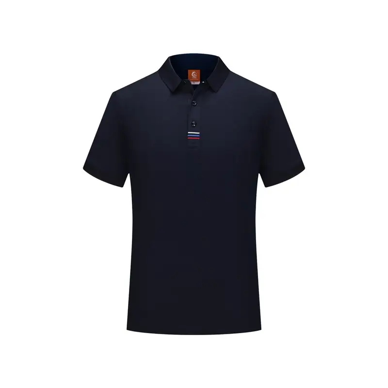 Men Yellow Polo T-Shirt Short Sleeve Work Wear - Image 7