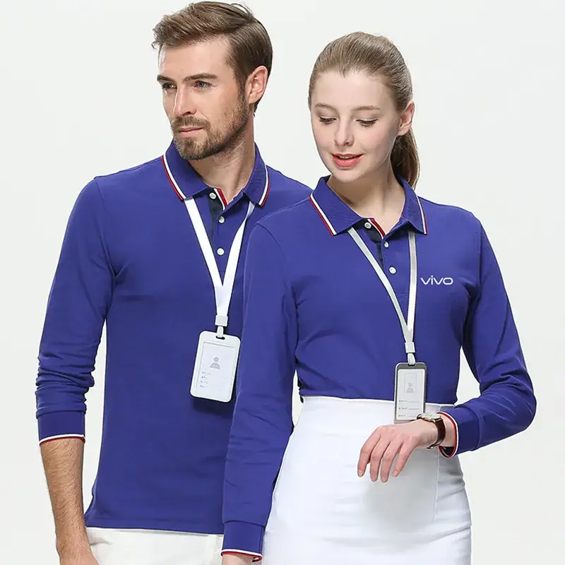 Men Navy Polo Shirt with Red White Trim
