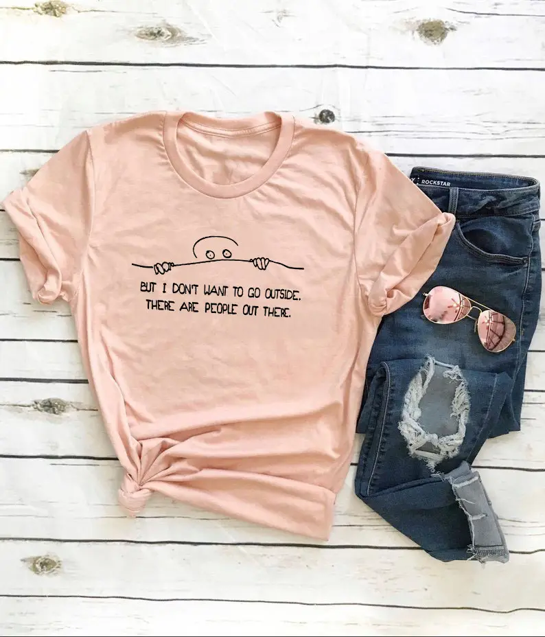 Unisex Letter T-Shirt Cotton White Casual Short Sleeve - Image 6