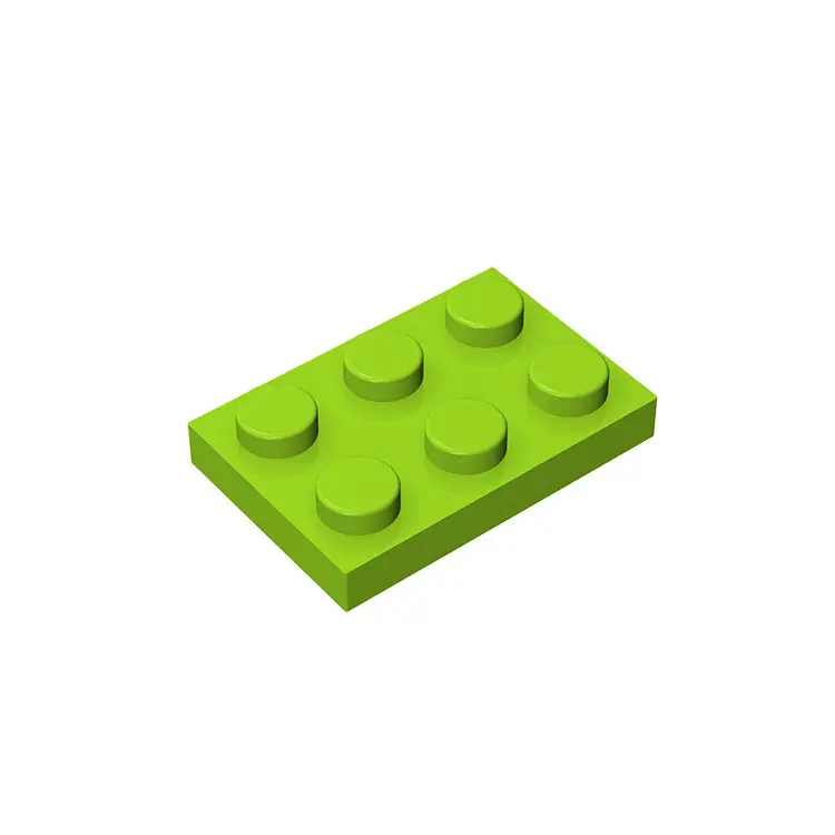 Green Lego 3021 Small Particle Building Blocks